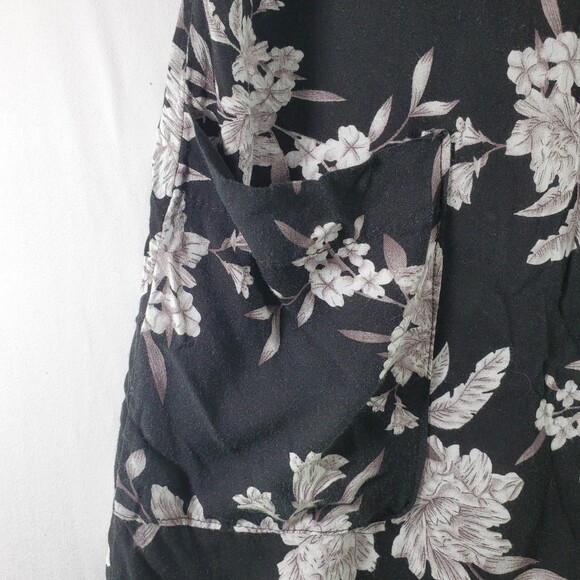 Spiritual Gangster Maya OS One Size Kimono Robe Floral Black - Picture 11 of 11